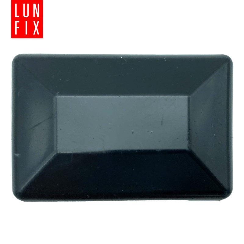 Nasadka na słupek 40x60 mm czarna daszek 10szt.
