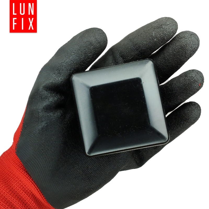 Nasadka na słupek 60x60 mm czarna daszek 1szt.
