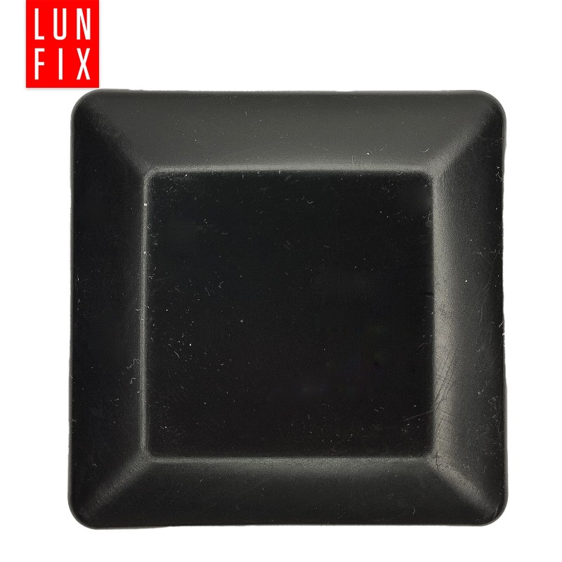 Nasadka na słupek 80x80 mm czarna daszek 10szt.