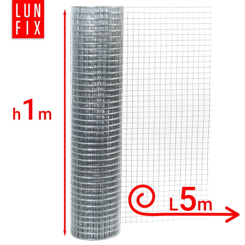 Siatka przeciw gryzoniom 100cm 13x13 fi 0,8mm zgrzewana ocynkowana 5mb
