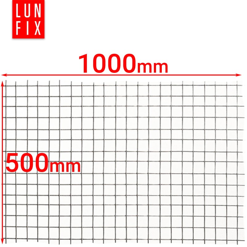 Siatka przeciw gryzoniom 50cm 13x13 fi1,4mm zgrzewana ocynkowana 1mb