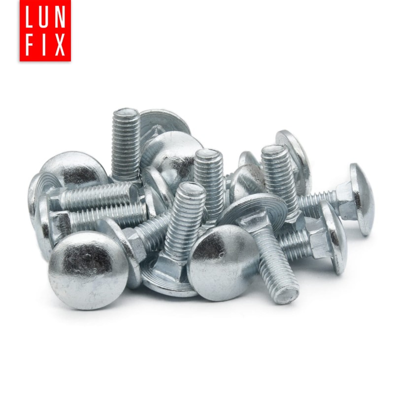 Śruby zamkowe M6x20mm ocynkowane łeb grzybkowy 1kg