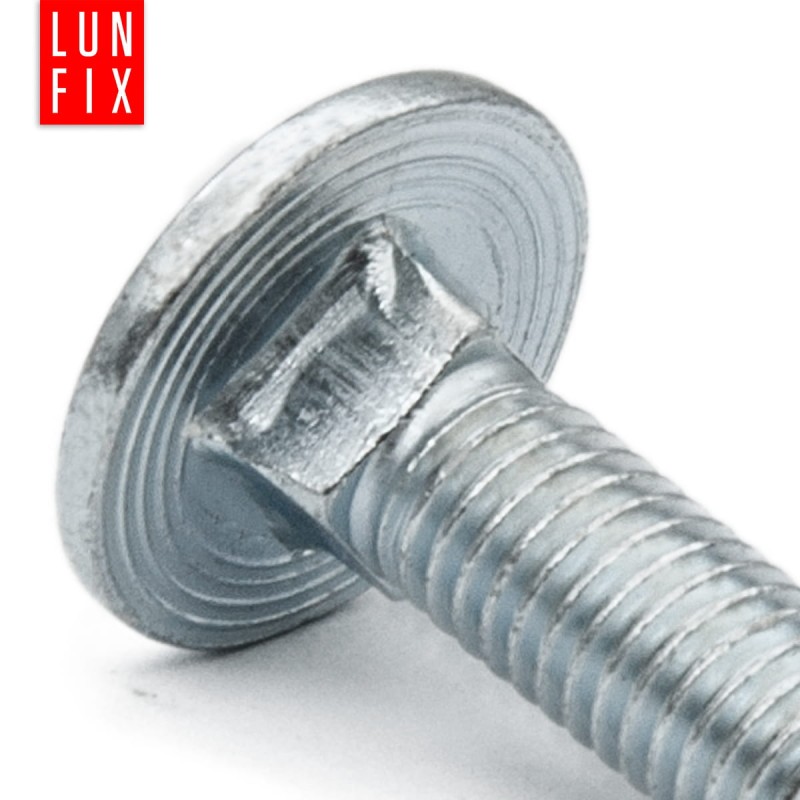 Śruby zamkowe M6x100mm ocynkowane łeb grzybkowy 1kg