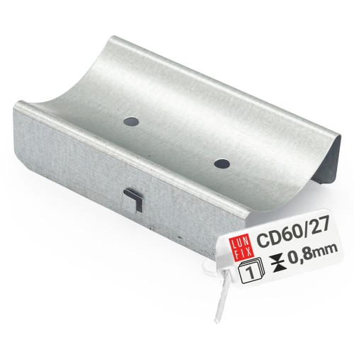 Accessoire de plaquiste CD60 galvanisé 1 pièce - LUN FIX