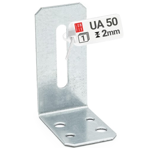 Équerre réglable pour profilé UA UA50 galvanisée 1 pièce - LUN FIX