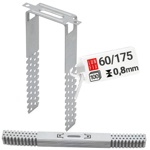 Accessoire de plaquiste galvanisé 100 pièces - LUN FIX
