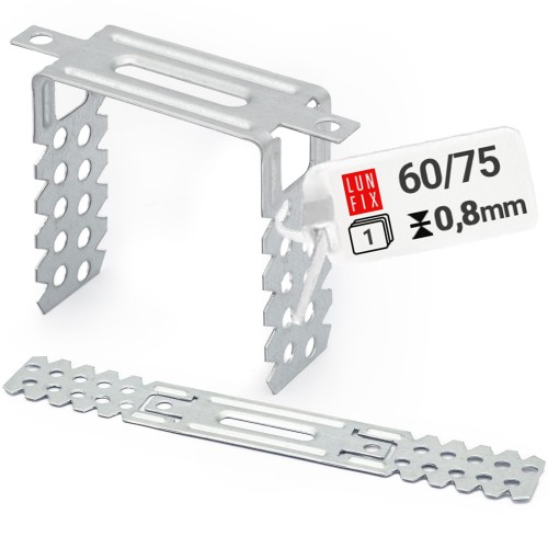 Accessoire de plaquiste 0,8 mm galvanisé 1 pièce - LUN FIX