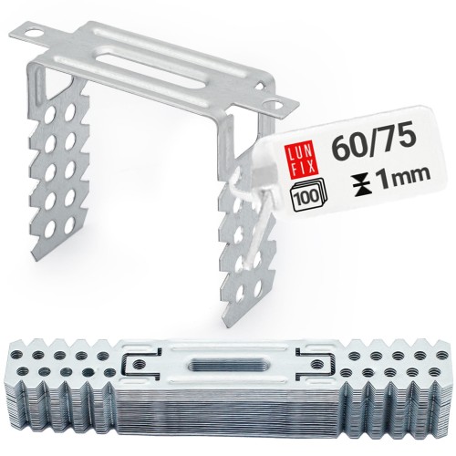 Accessoire de plaquiste galvanisé 100 pièces - LUN FIX
