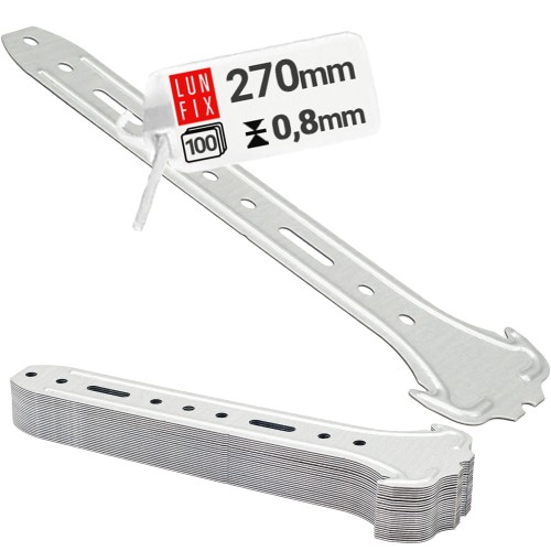 Accessoire de plaquiste CD60 galvanisé 100 pièces - LUN FIX