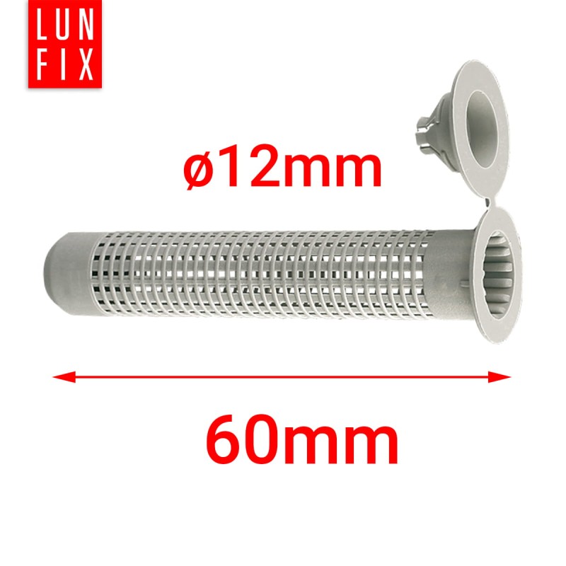 Tuleja siatkowa 12x60mm M6 do kotw chemicznych