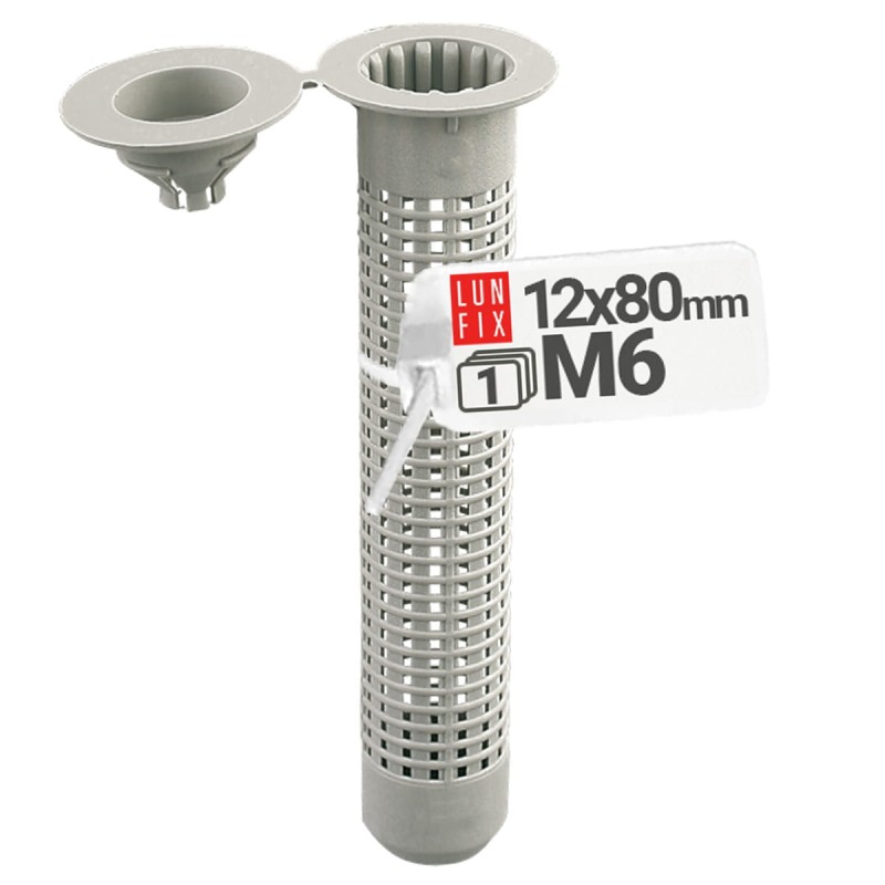 Tuleja siatkowa 12x80mm M6 do kotw chemicznych