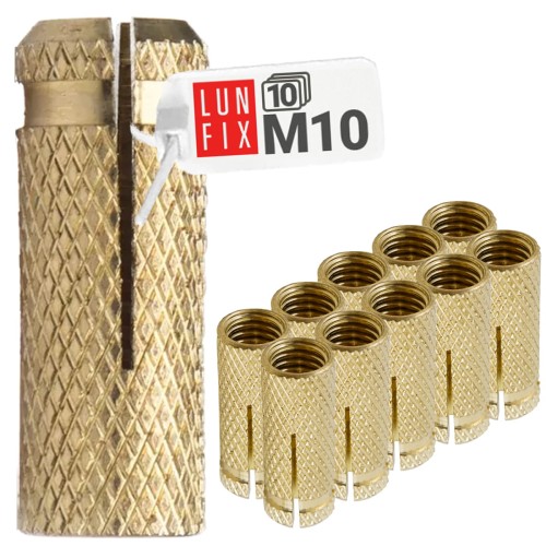 Cheville à expansion M10 10 pièces - LUN FIX