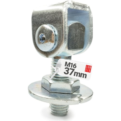 Charnière de fixation M16x37 mm ZRS16 galvanisée - LUN FIX