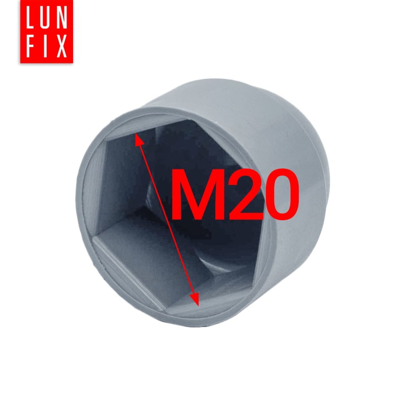 Zaślepka na śruby M20/30 maskownica kołpak szara 100szt