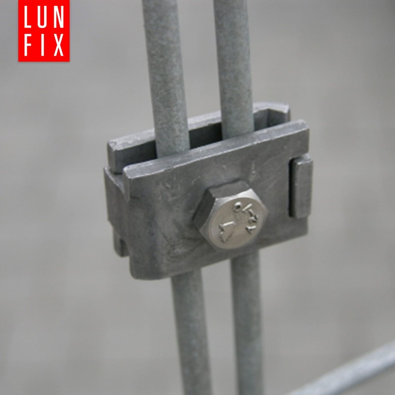 Złączka typu L 6x20 mm zapinka klips do paneli grafit NSO6 1szt.