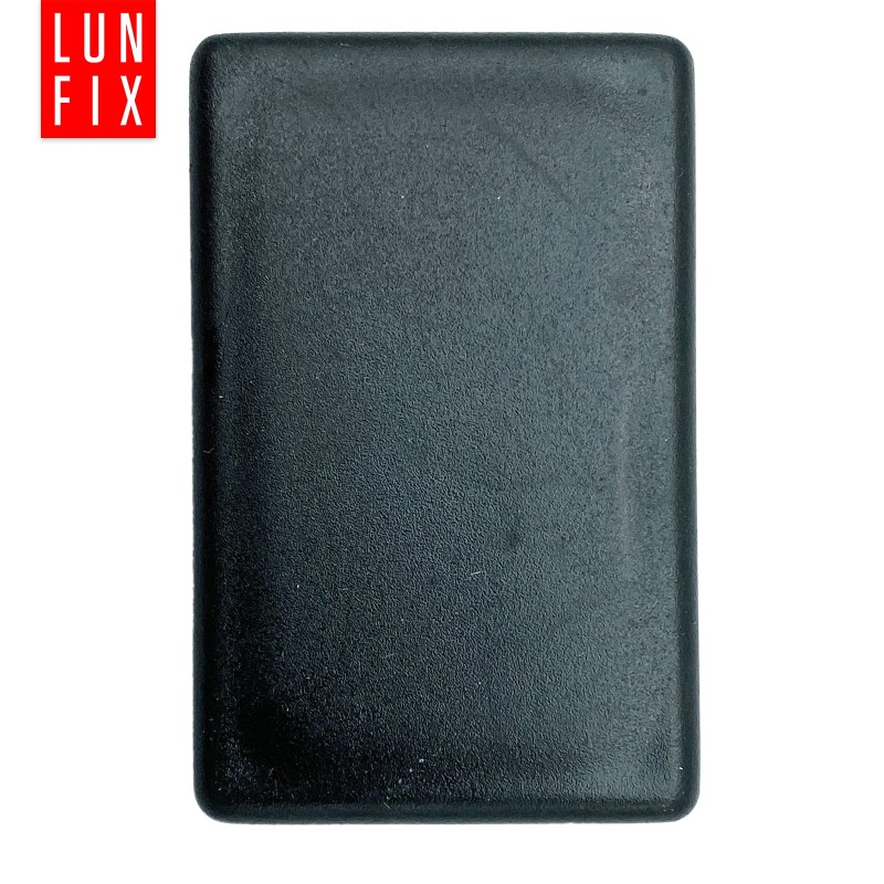 Zaślepka prostokątna 30x50 nasadka do profili czarna 10szt.