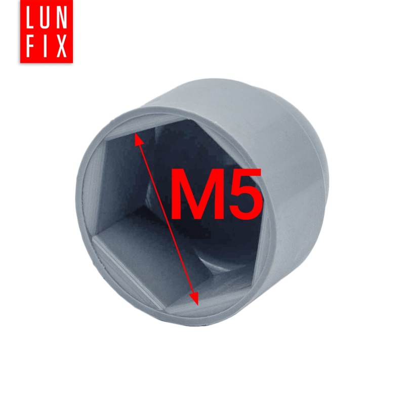 Zaślepka na śruby M5/8 maskownica kołpak szara 100szt