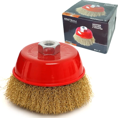 Brosse métallique pour meuleuse d'angle 125 mm - LUN FIX