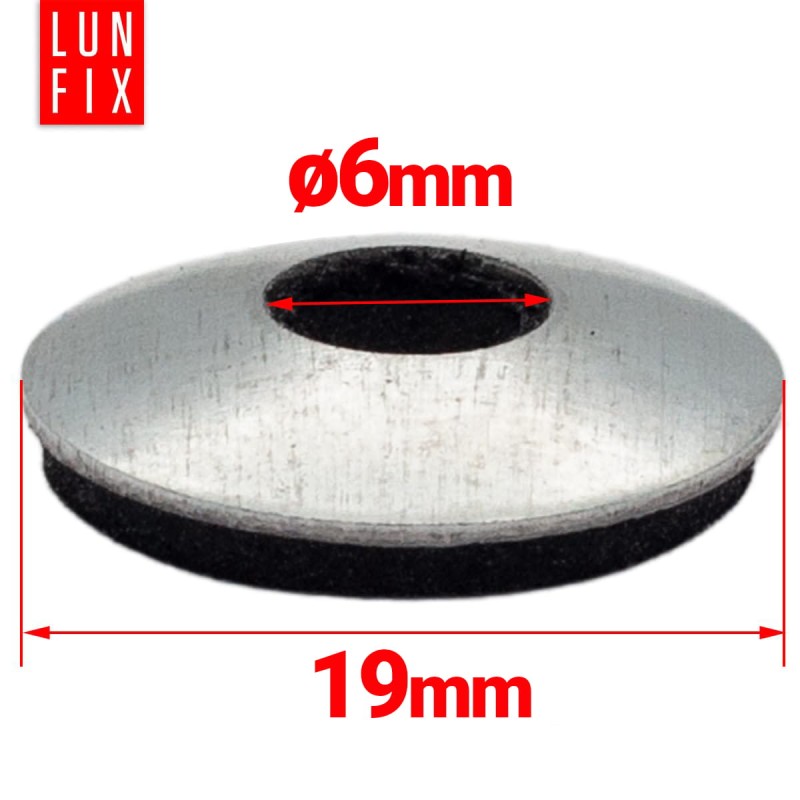 Podkładka z uszczelką gumową EPDM 6x19 mm ocynkowana 250szt