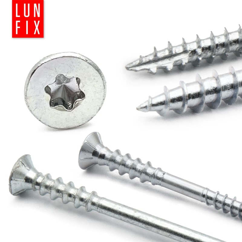 Wkręty dystansowe regulacyjne 6x80mm do łat 100szt.