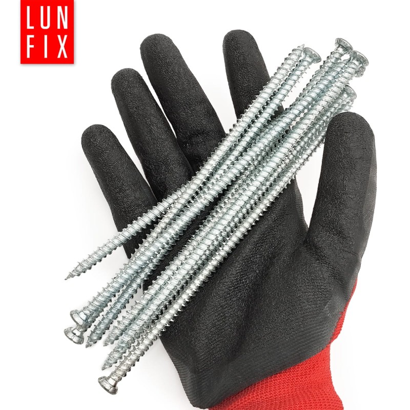Wkręty do ościeżnic drzwi i okien 7,5x212mm ocynkowane 100szt.