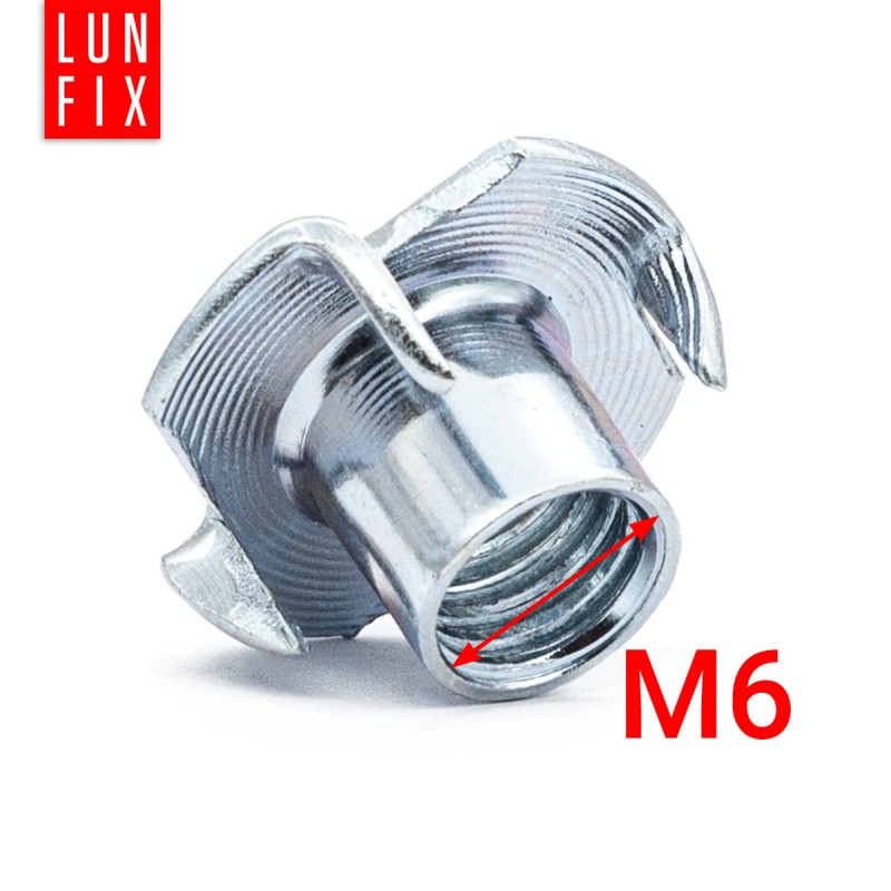 Nakrętka kłowa M6x9mm pazurkowa ocynkowana 50szt.
