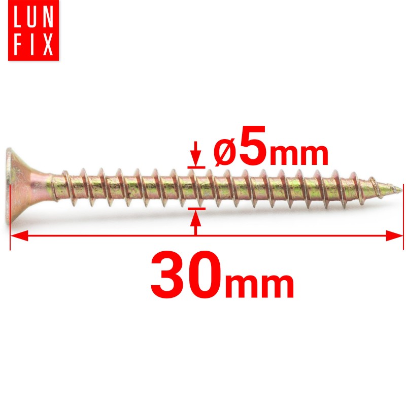 Wkręty uniwersalne 5x30 hartowane ocynkowane KDH 500szt.