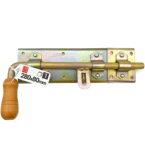 Ferrure de fermeture 280x80 mm PRAWA galvanisé - LUN FIX