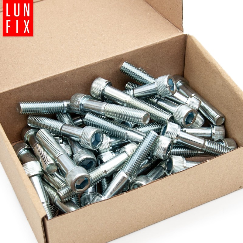 Śruby imbusowe M10x80 ocynkowane DIN912 klasa 8.8 1kg