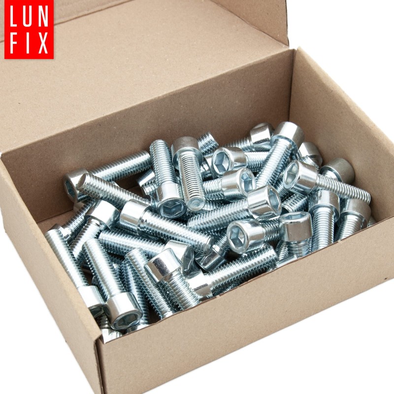 Śruby imbusowe M6x16 ocynkowane DIN912 klasa 8.8 1kg