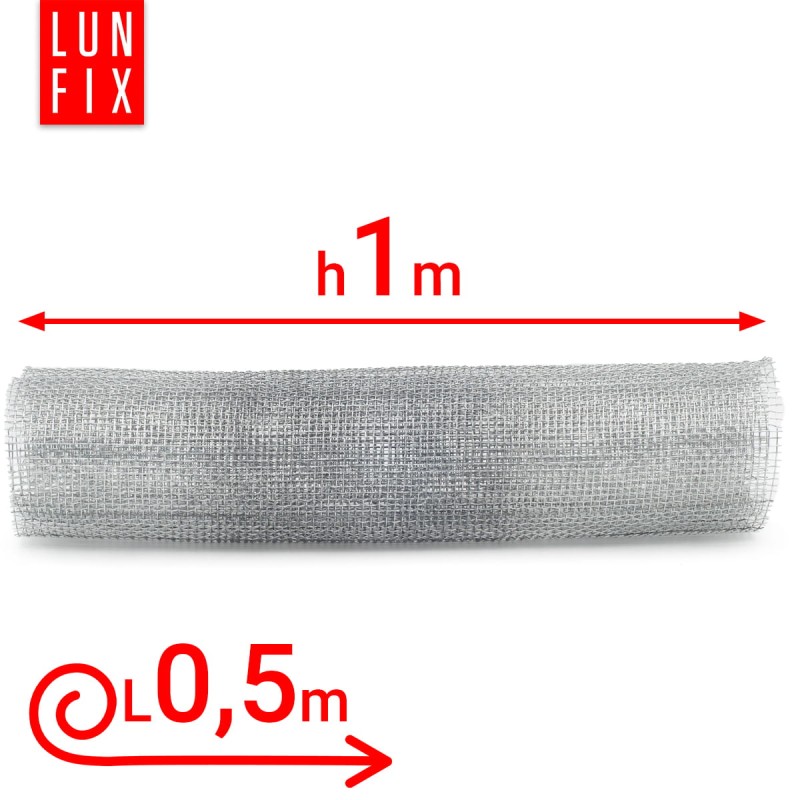 Siatka tkana ocynkowana 4x4mm fi 0,4 h/1m 0,5m2