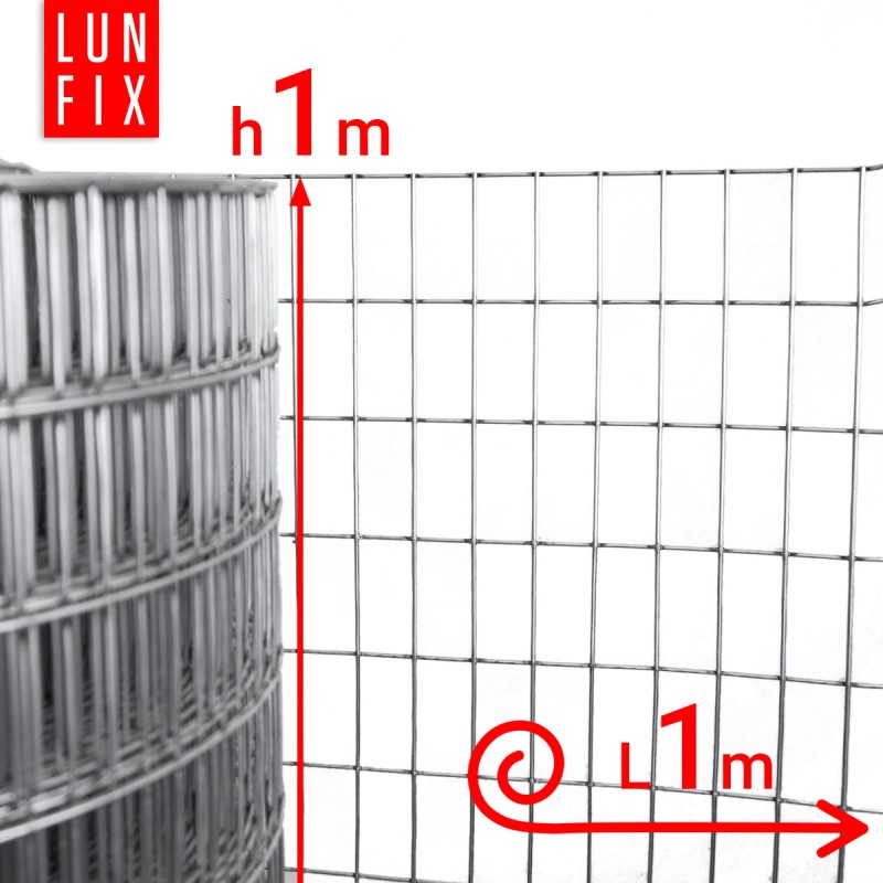 Siatka zgrzewana 100 cm oczko 50x25 fi 1,9mm ogrodzeniowa ocynkowana 1mb