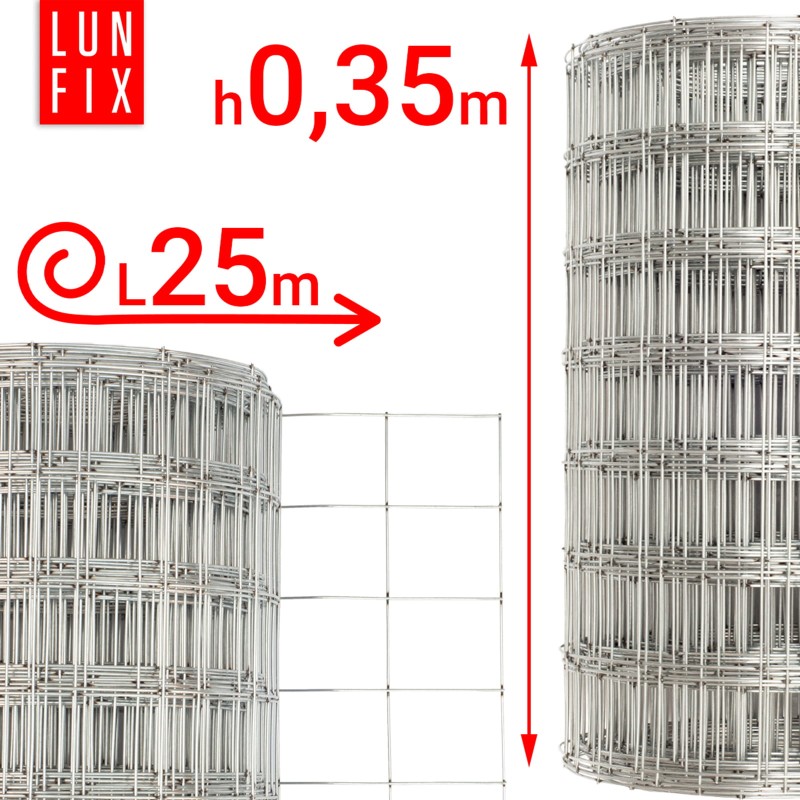 Siatka zbrojeniowa 50x60 ściany muru fi1,5mm 0,35x25m