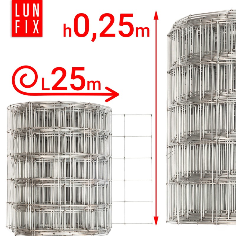 Siatka zbrojeniowa 50x60 ściany muru fi1,5mm 0,25x25m