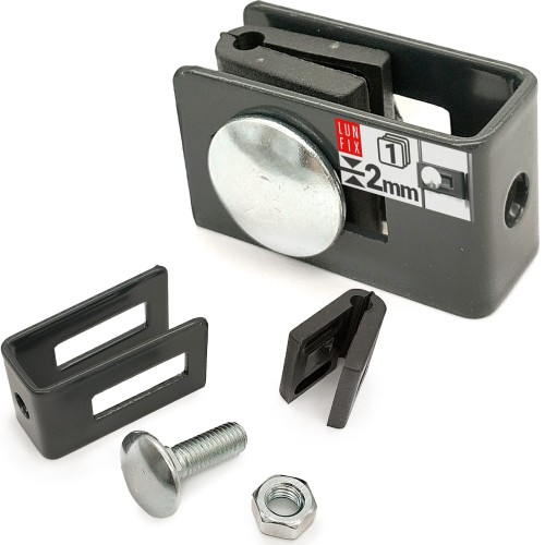Fixation pour panneau de clôture KOMPLET galvanisé - LUN FIX