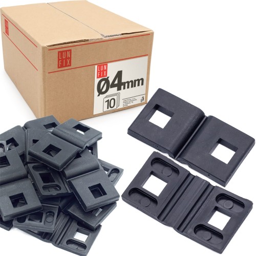 Entretoise pour collier de panneau Ø 4 H25 DOP5 10 pièces - LUN FIX