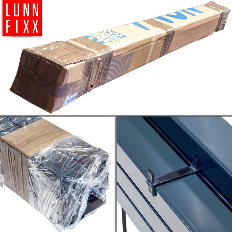 Słupek ogrodzeniowy 60x40 LUNBERG 60x40x2000 1,3mm grubości, grafitowy 200cm 2m
