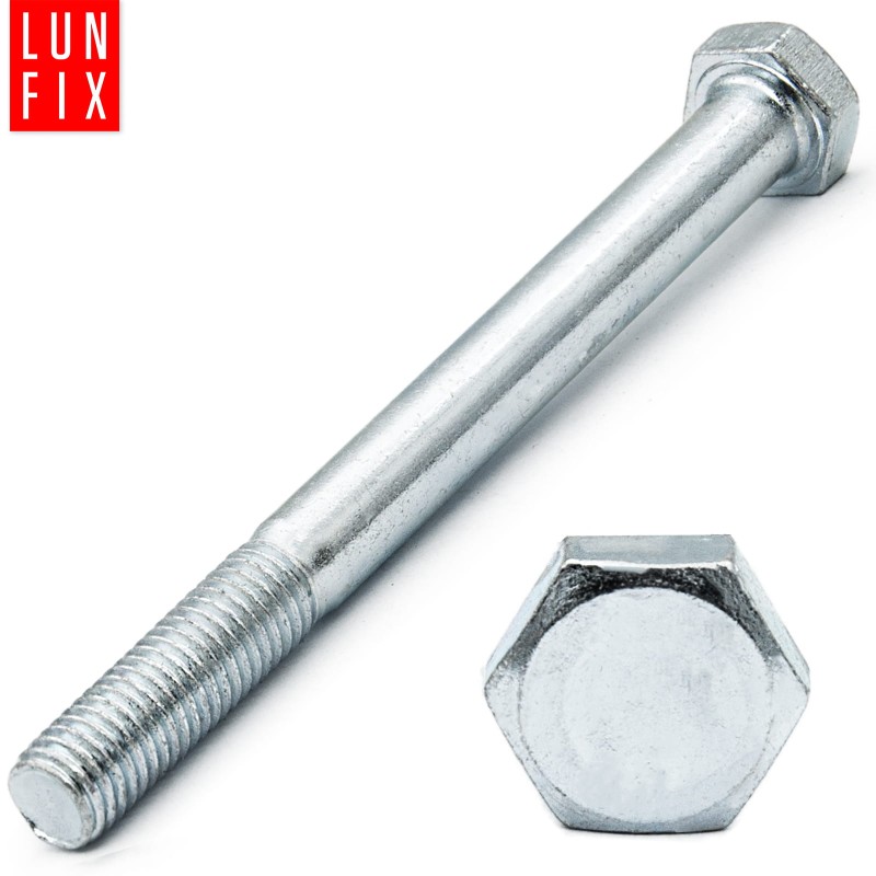 Śruba sześciokątna M12x140 ocynk DIN 931 klasa 8.8 półgwint 1kg