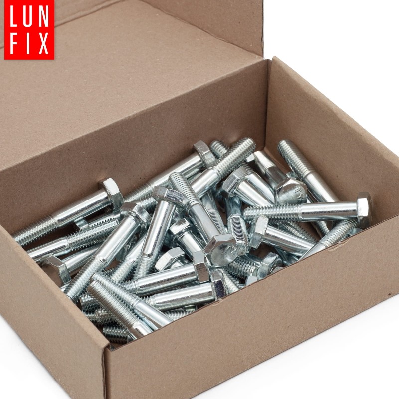 Śruba sześciokątna M10x60 ocynk DIN 931 klasa 8.8 półgwint 1kg