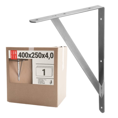 Équerre renforcée pour étagère 40x25 cm acier - LUN FIX