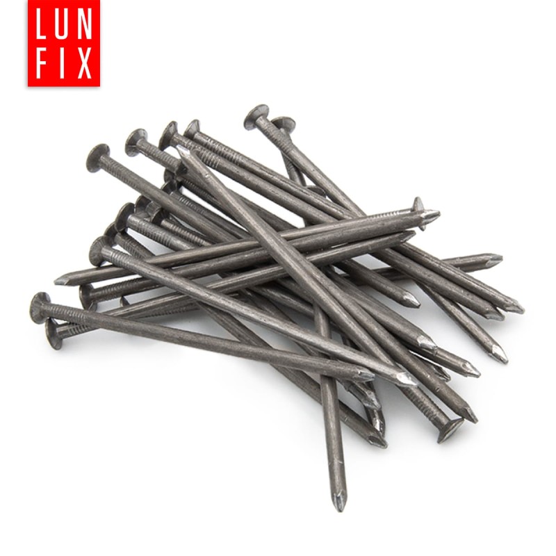 Gwoździe budowlane 1,2x25 mm 1 cal czarne 1kg