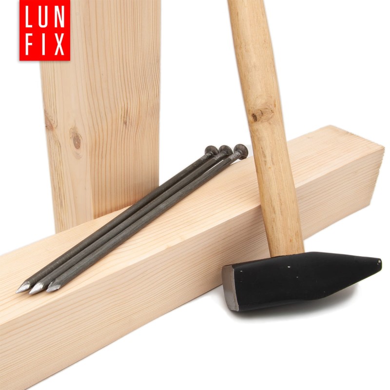 Gwoździe budowlane 8x300 mm 12 cali czarne 5kg