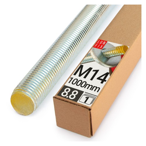 Tige filetée M14 1000 mm galvanisée 1 pièce - LUN FIX