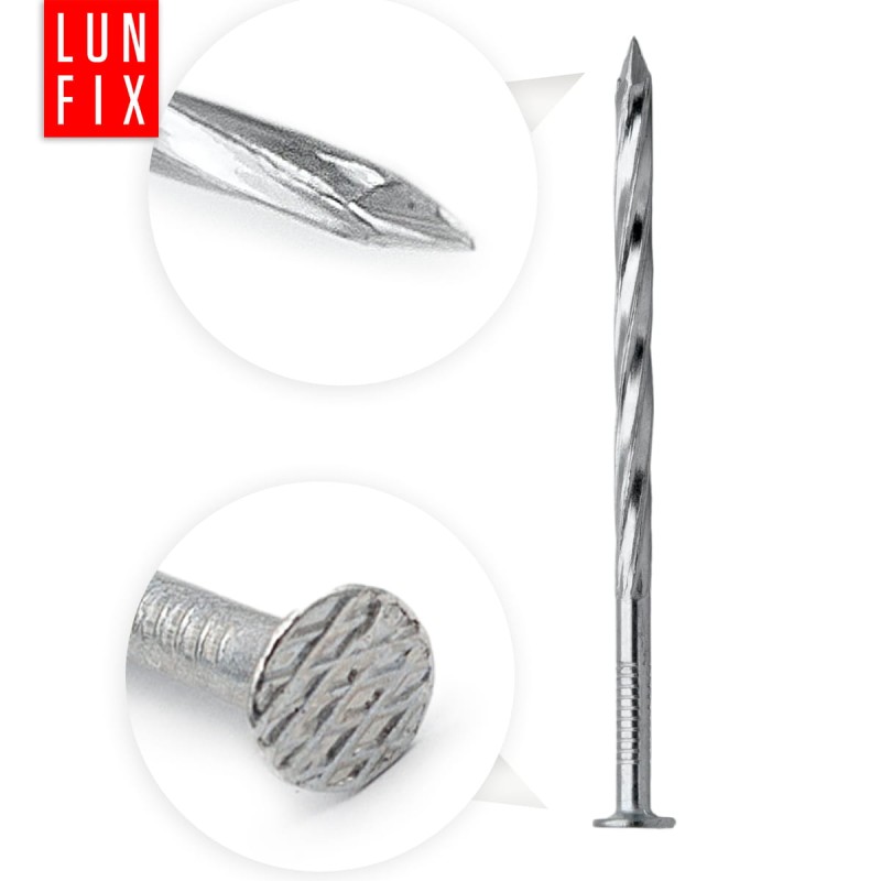 Gwoździe skręcane 4,6x125 mm 5cali ocynkowane 5kg