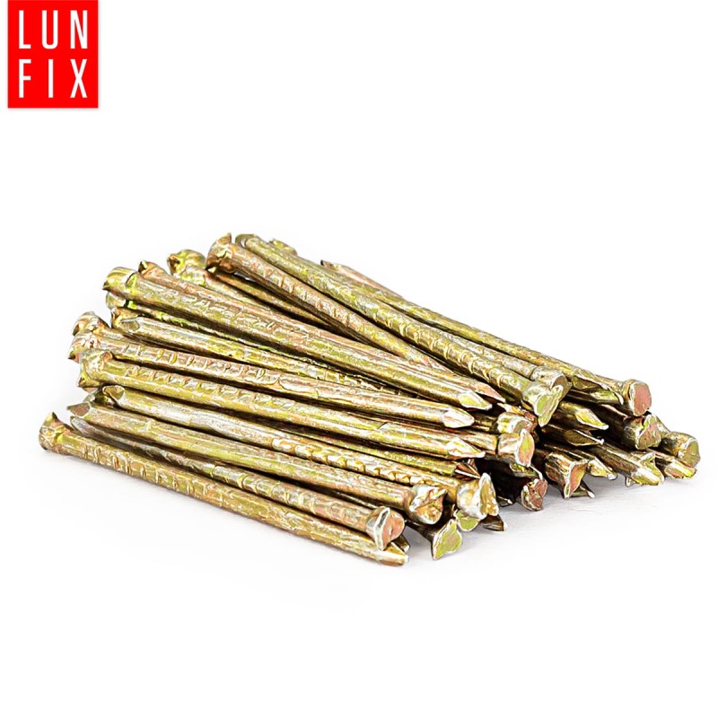 Gwoździe stolarskie 1,8x50mm żółte ocynkowane DIN1152 5kg
