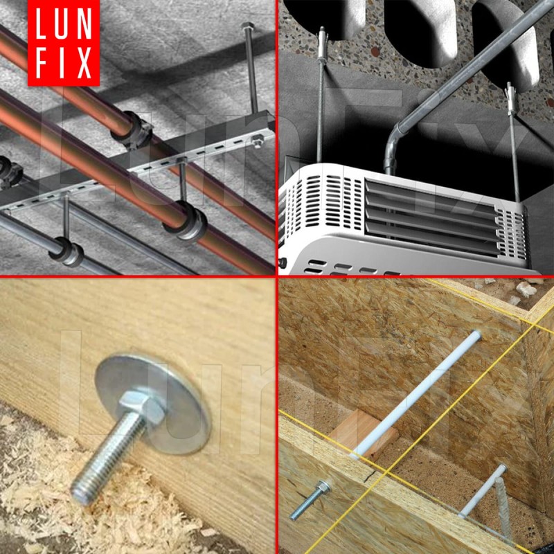 Pręt gwintowany szpilka M12 czarny 1000 mm klasa 10.9 10szt.
