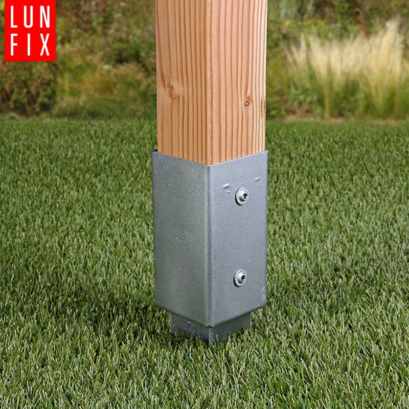 Podstawa słupa wbijana 45x45x2 kotwa 600mm