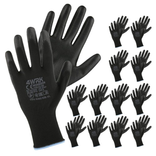 Gants de travail 8 M 12 pièces - LUN FIX