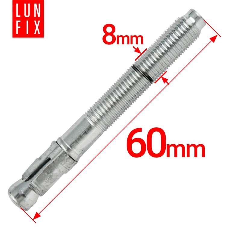 Kotwa ekspresowa do betonu M8 60mm pierścieniowa rozprężana 50szt.