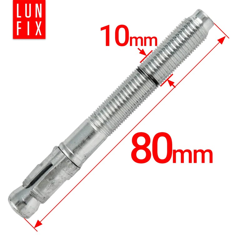 Kotwa ekspresowa do betonu M10 80mm pierścieniowa rozprężana 1szt.